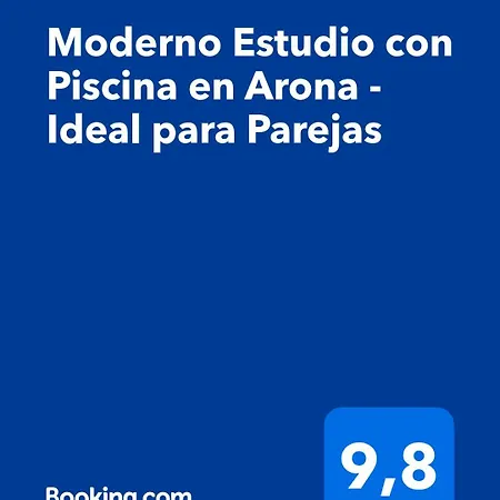 Moderno Estudio Con Piscina En - Ideal Parejas Apartman Arona
